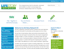 Tablet Screenshot of lifestorynetwork.org.uk
